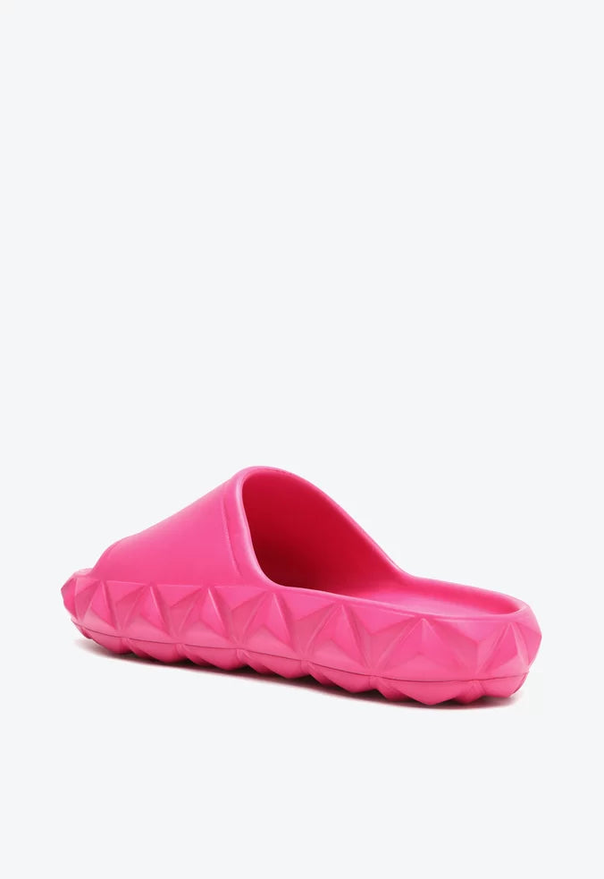 CHINELO SLIDE TRIANGLE ROSA