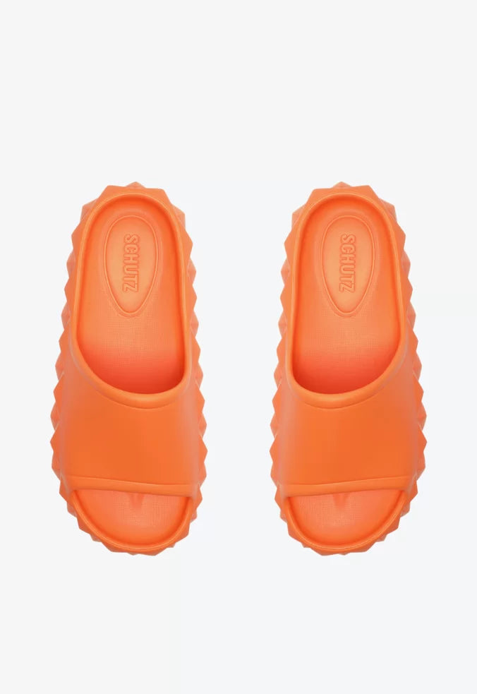 CHINELO SLIDE TRIANGLE LARANJA