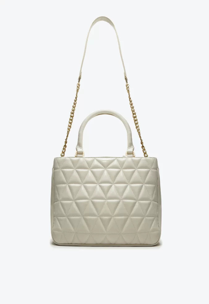 BOLSA TOTE NEW 944 MATELASSÊ BRANCA